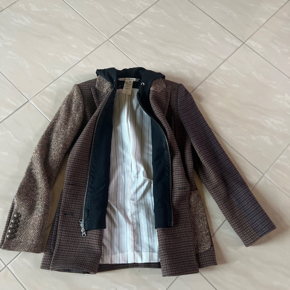 2810 Veronica Beard Faustine Dickey Jacket & Black Hoodie Dickey size 2 - Picture 5 of 16